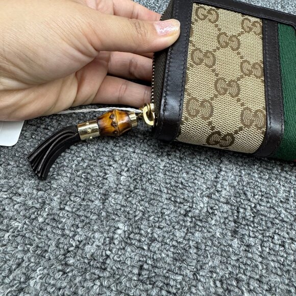 GUCCI Brown GG Leather Wallet 275-071925 - Picture 9 of 13